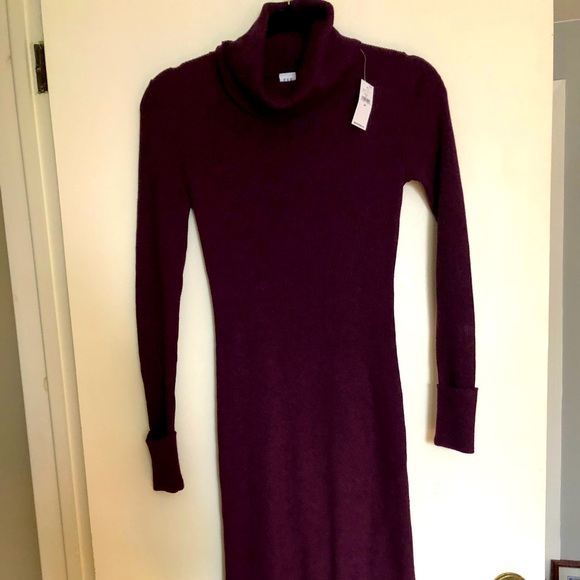 Gap ribbed turtleneck midi dress - Picture 2 of 11